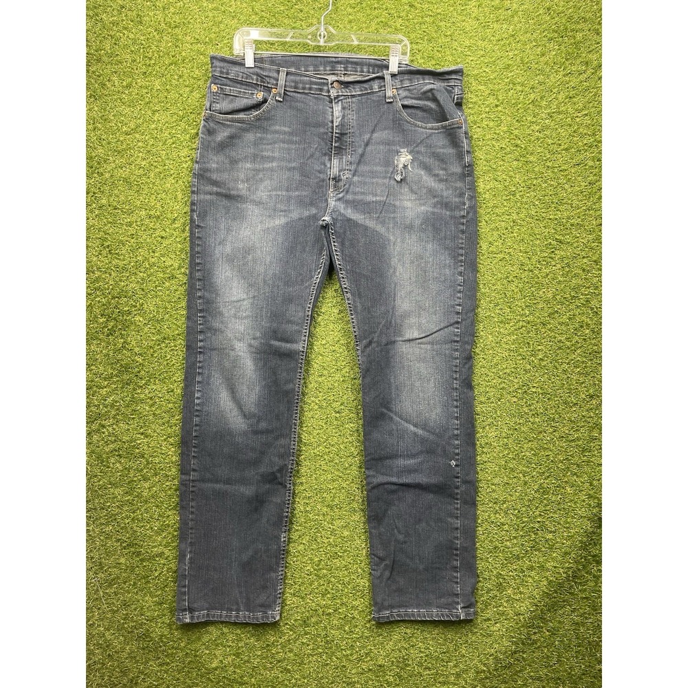 Levis 559 Jeans Mens 38x34 Blue Relaxed Straight Fit Blue Dark Wash Denim VTG